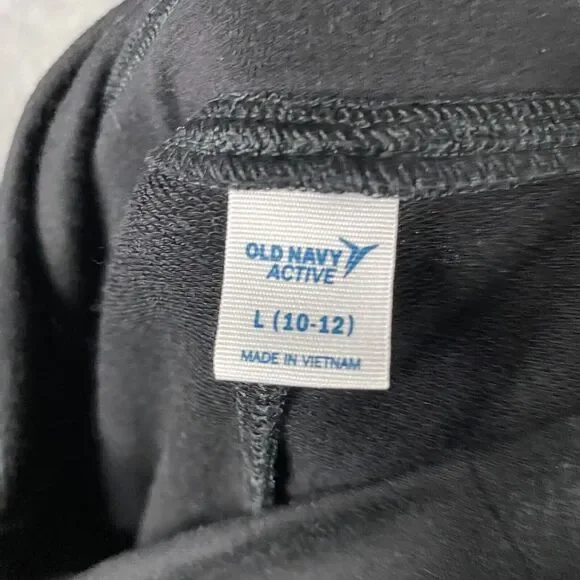 Old Navy Active Sweatpants‎ Girls Large 10-12 Pull On Stretch Polyester Blend - Picture 7 of 8